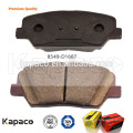 Kapaco Premium Brake pad / Лучшая тормозная колодка 8549-D1687 для Hyundai Santa Fe 2013